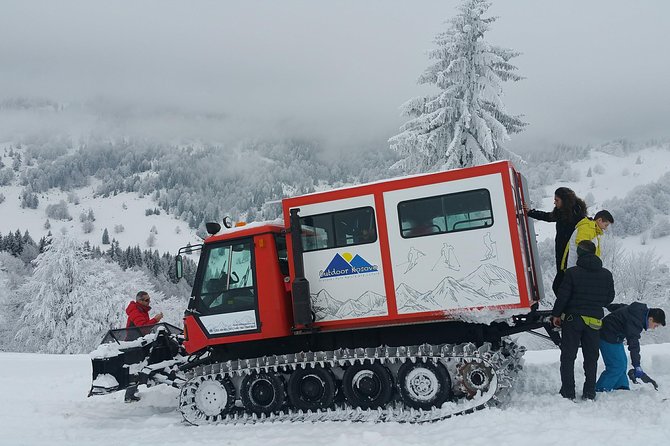 Snowshoeing fun in Kosovo - Gear is handled: snowshoes, poles, and gaiters included